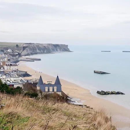 En Front De Avec Terrasse Et Vue Arromanches-les-Bains