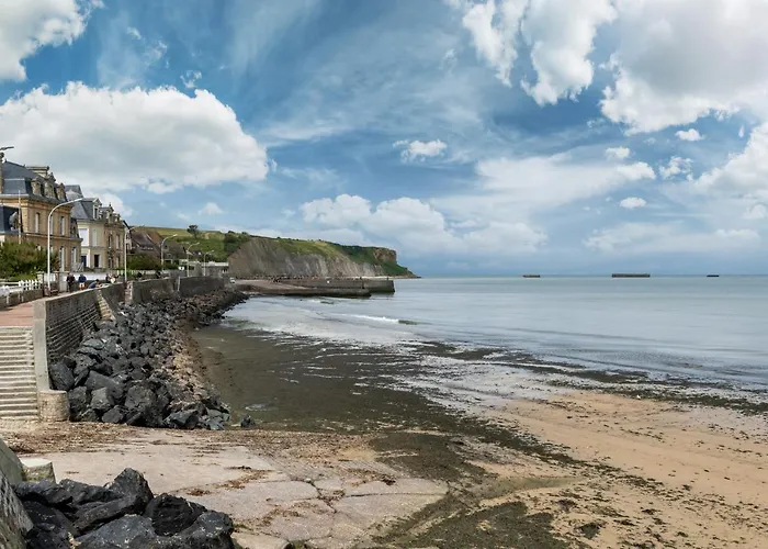 En Front De Avec Terrasse Et Vue Apartment Arromanches-les-Bains